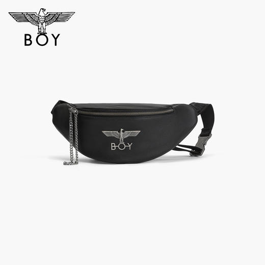 BOY腰包男女同款22春夏新品金属老鹰LOGO链条斜挎包B221N8500702 商品图0