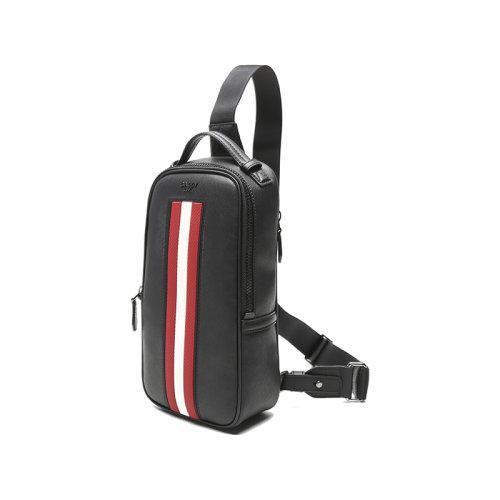 BALLY/巴利 2021款 男士涂层再生牛皮革手提单肩斜挎包胸包 MALIKHO 商品图1