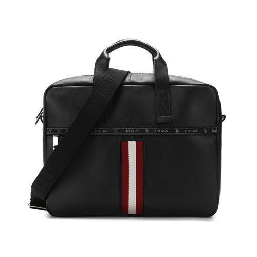 BALLY/巴利【21秋冬新款】男士Highpoint系列牛皮手提单肩斜挎包公文包条纹 HEKTOR 商品图0