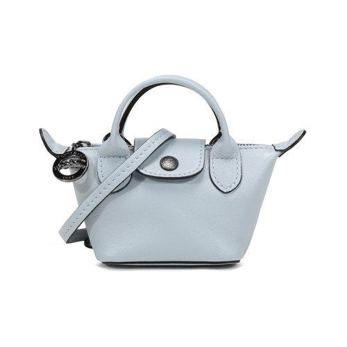 Longchamp/珑骧  女士LE PLIAGE CUIR系列迷你款羊皮手拿包单肩斜挎包 10099 757 商品图55