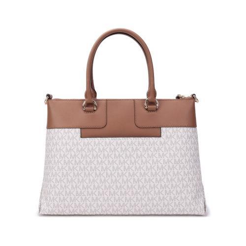 Michael Kors/迈克·科尔斯【22春夏新款】女士Warren系列人造革/皮革手提单肩斜挎包老花图案 30H1GWRS2B 商品图6