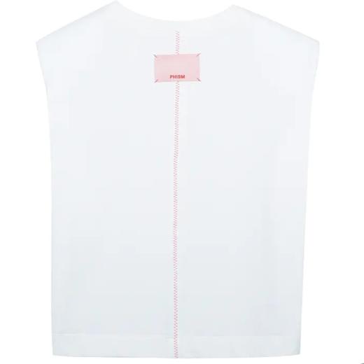 垫肩无袖短款T恤 商品图1