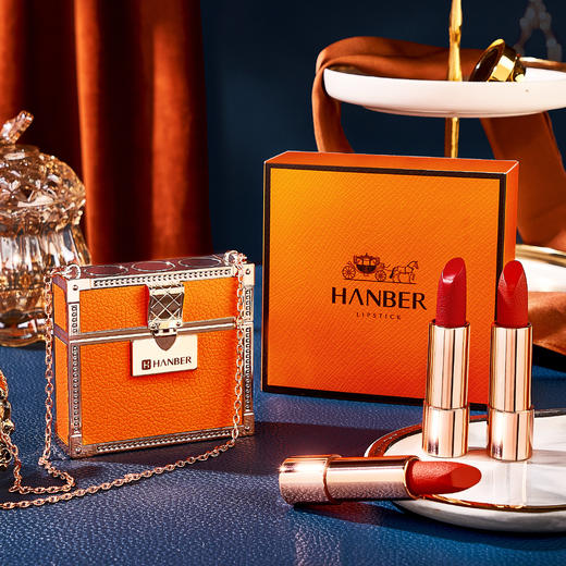 【一套=口红套装+轻奢包包！】星光亮彩丝绒口红，按压式唇膏，斜挎小众皮包，超高颜值回头率爆棚，热门色号，锁色不脱妆不掉色不粘杯，网红橙皮革包包口红，情人节优选 商品图5