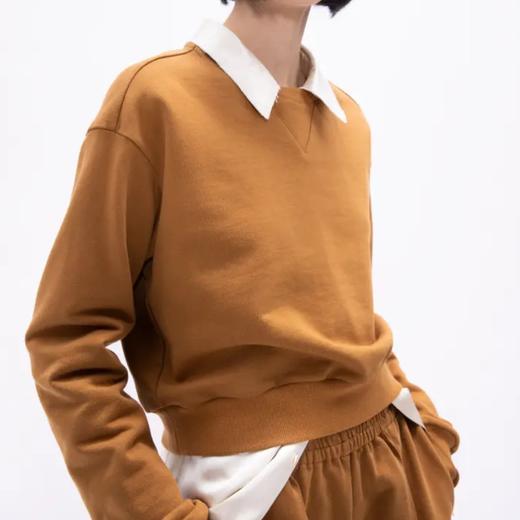 短款露脐套头卫衣 商品图2