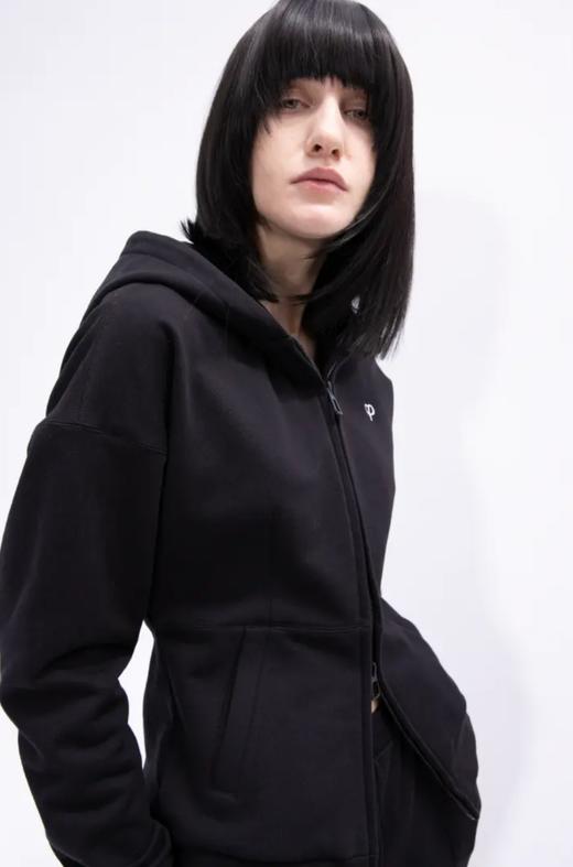 收腰连帽开襟卫衣 商品图3