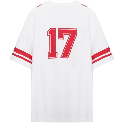 运动风肩部拼接T恤 商品图3