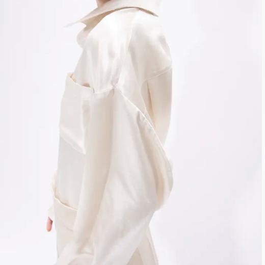 醋酸缎面休闲衬衣 商品图1