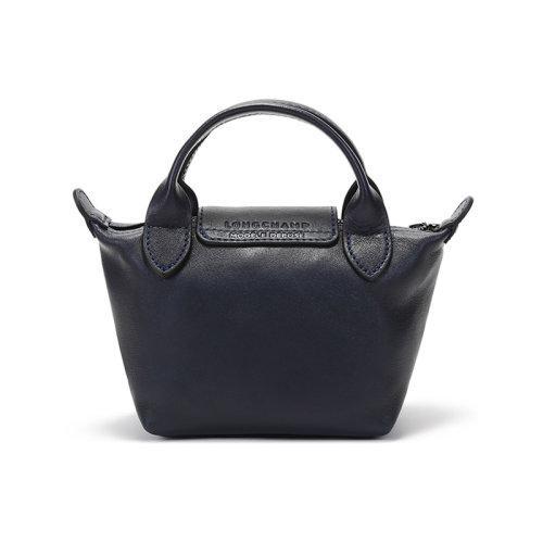 Longchamp/珑骧【21秋冬新款】女士LE PLIAGE CUIR系列迷你款羊皮短柄手提单肩斜挎包饺子包 10147 757 商品图9