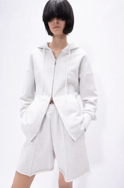 基础款松紧腰卫衣短裤 商品图2