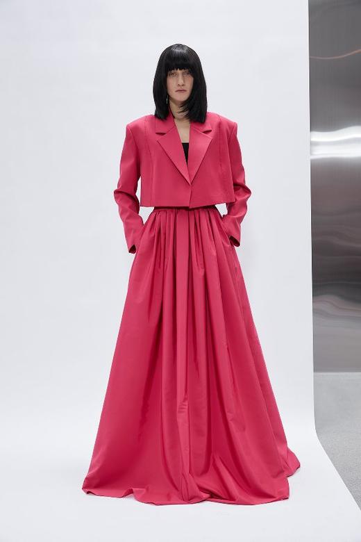 毛边儿短款阔肩西服 商品图2