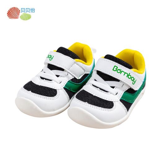贝贝怡学步鞋男女童宝宝鞋子婴儿软底春秋幼儿防滑防掉步前机能鞋221X345 商品图4