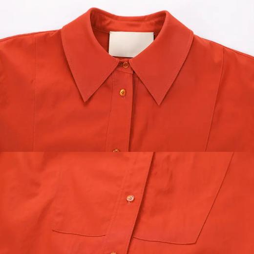 宽松拼接休闲衬衣 商品图4