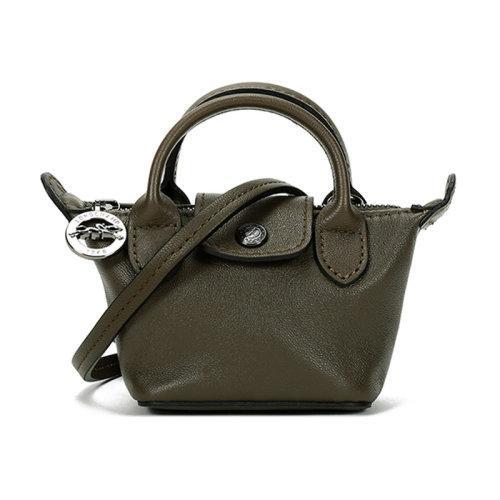 Longchamp/珑骧  女士LE PLIAGE CUIR系列迷你款羊皮手拿包单肩斜挎包 10099 757 商品图25