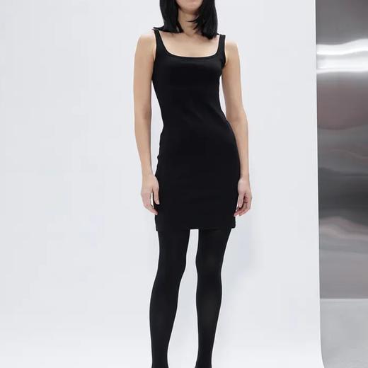 方领紧身吊带连衣裙 商品图1
