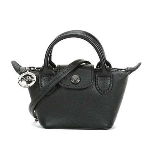 Longchamp/珑骧  女士LE PLIAGE CUIR系列迷你款羊皮手拿包单肩斜挎包 10099 757 商品图0