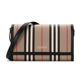 BURBERRY/博柏利  女款聚氨酯/织物单肩斜挎包手拿包 80260041