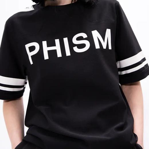 运动风肩部拼接T恤 商品图4