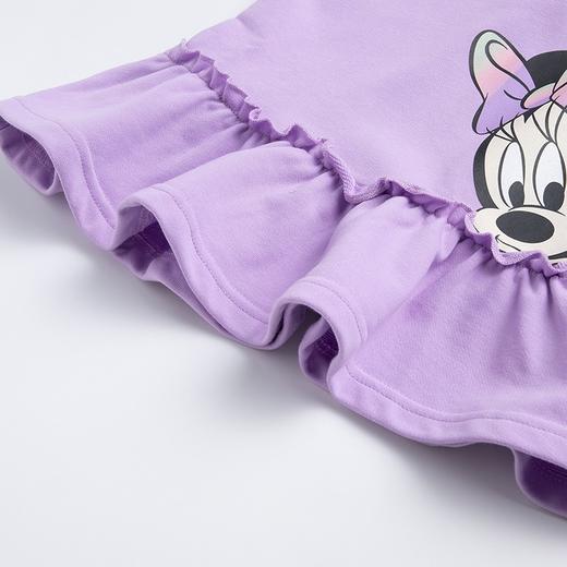 迪士尼童装女童连衣裙学院风米妮长袖连衣裙甜美淑女春新品 商品图5