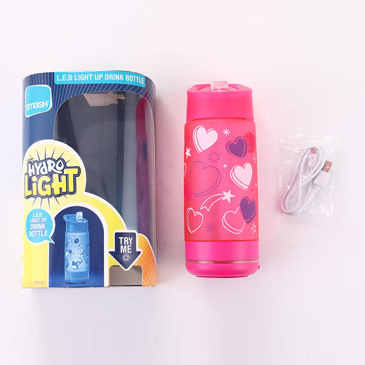 发光吸管水杯杯子 蓝色星球 550ml 商品图2