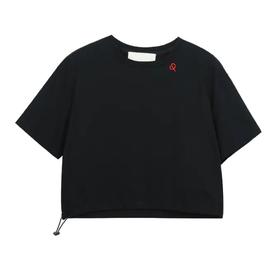 基础短款套头T恤