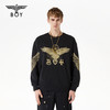 BOY卫衣男女同款22春夏新品金色老鹰翅膀绣花长袖衫B221N0302102 商品缩略图0
