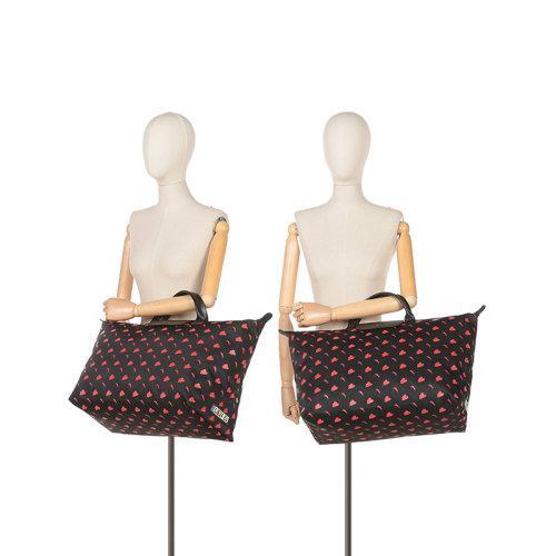 Longchamp/珑骧 2021款 女士大号LE PLIAGE系列织物短柄可折叠手提包饺子包 1624 EUD 商品图4