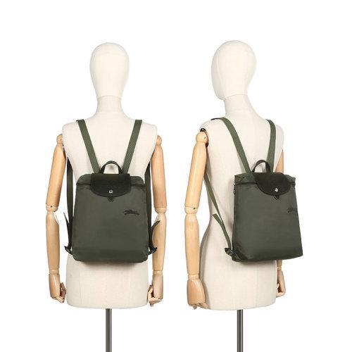 Longchamp/珑骧 女士LE PLIAGE GREEN系列迷你款织物可折叠手提双肩包背包 1699 919 商品图9