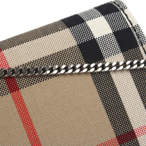 BURBERRY/博柏利 女士织物卡包手拿包单肩斜挎包链条包80169821 商品图4
