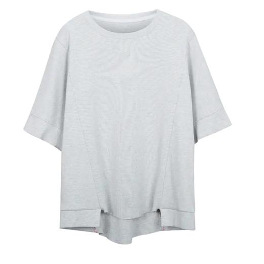 蝙蝠袖不规则拼接T恤 商品图0