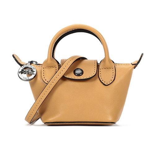 Longchamp/珑骧  女士LE PLIAGE CUIR系列迷你款羊皮手拿包单肩斜挎包 10099 757 商品图35