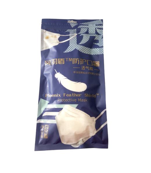 纳通凤羽盾防护口罩 3D立体四层过滤透气 高弹耳带独立片装 商品图5