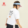 KIDS  卡尔美童装女童纯棉短袖夏季新款潮流印花撞色T恤 商品缩略图3