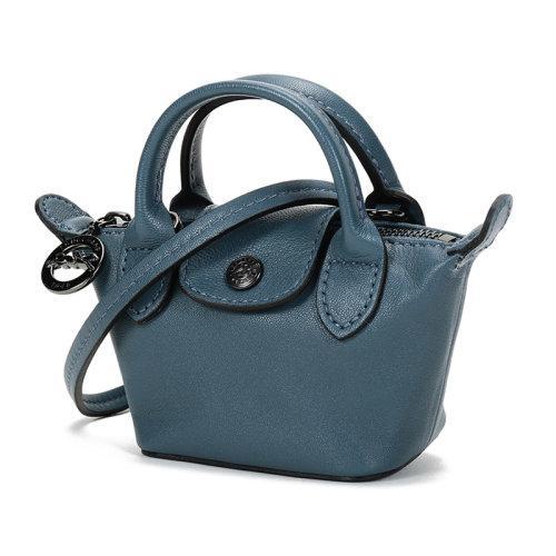 Longchamp/珑骧  女士LE PLIAGE CUIR系列迷你款羊皮手拿包单肩斜挎包 10099 757 商品图31