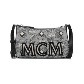 MCM/MCM【21秋冬新款】女士织物/配皮Vintage Jacquard onogram单肩斜挎包迷你款 MWSBATQ01