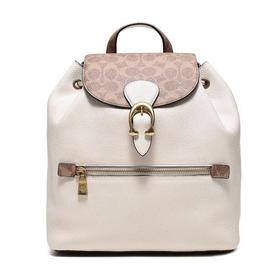 COACH/蔻驰 女士涂层帆布/配皮EVIE双肩包 75564 B4P0A