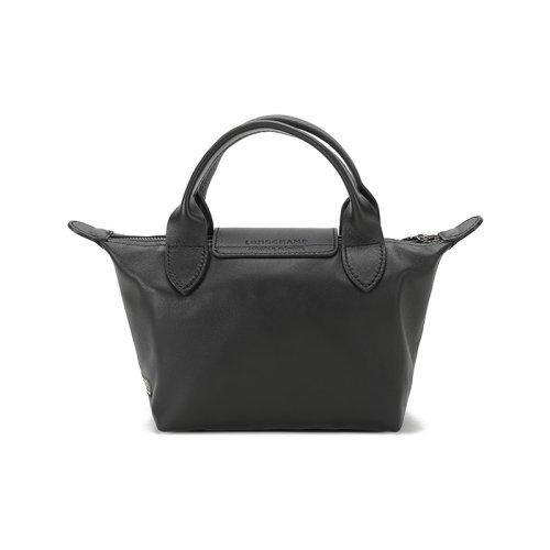 Longchamp/珑骧 2021款 女士迷你款LE PLIAGE CUIR系列羊皮短柄手提单肩斜挎包饺子包 1500 EUA 商品图2