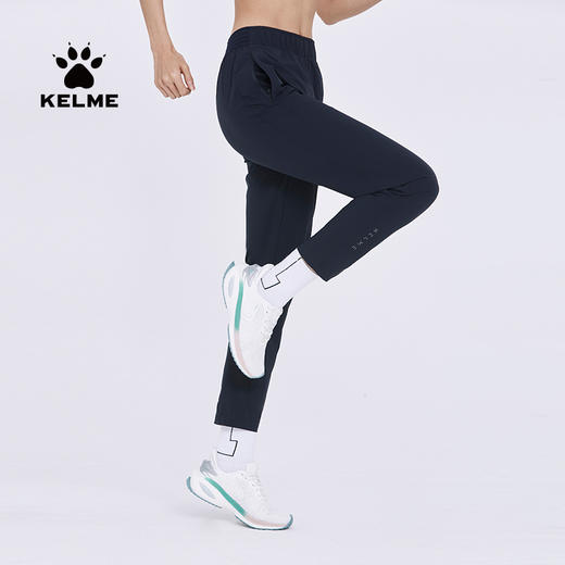 卡尔美梭织运动裤女春季新款跑步健身长裤弹力训练裤子 商品图2