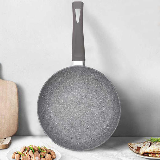 意大利进口雨花石麦饭石不粘煎锅 Ø24cmxh4.6cm 商品图2