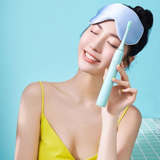 素士X3U薄荷绿声波电动牙刷自动充电式刷头礼盒套装 商品图2