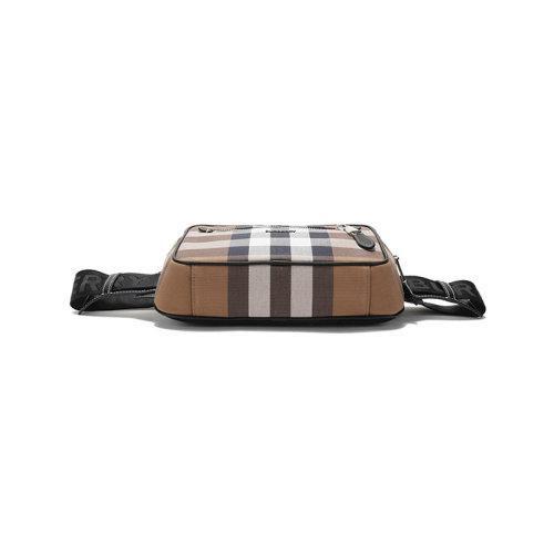 BURBERRY/博柏利 2021款 男款织物胸包腰包斜挎包 80420381 商品图3