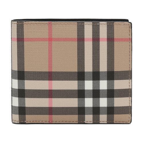 BURBERRY/博柏利  男款聚氨酯纤维/织物短款钱包钱夹 80166181 商品图0