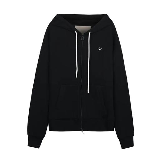 收腰连帽开襟卫衣 商品图0