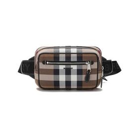 BURBERRY/博柏利 2021款 男款织物胸包腰包斜挎包 80420381