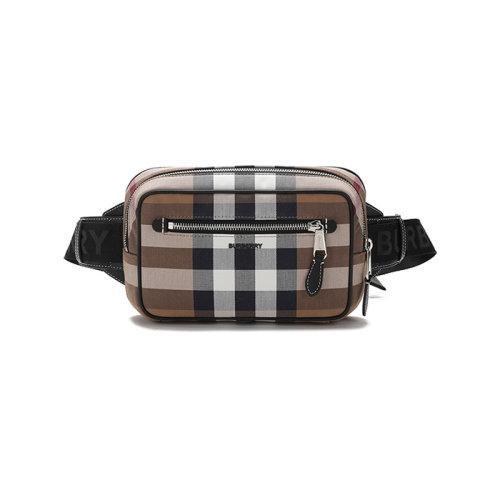 BURBERRY/博柏利 2021款 男款织物胸包腰包斜挎包 80420381 商品图0
