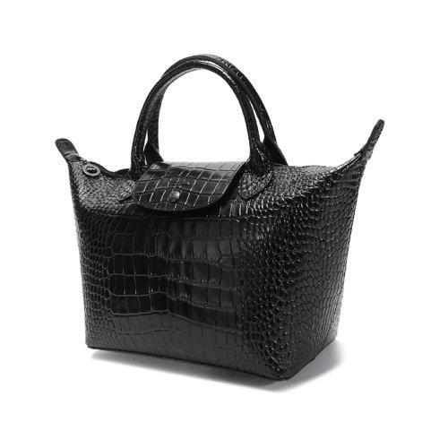 Longchamp/珑骧 2021款 女士LE PLIAGE CUIR系列小号牛皮短柄手提包饺子包 1512 HVC 商品图1