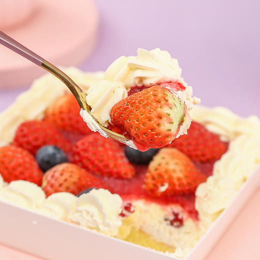 草莓盒子蛋糕（卡券） 商品图2