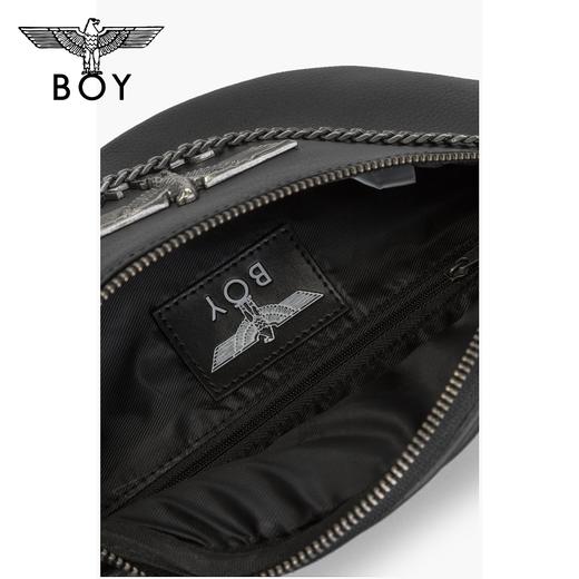 BOY腰包男女同款22春夏新品金属老鹰LOGO链条斜挎包B221N8500702 商品图1