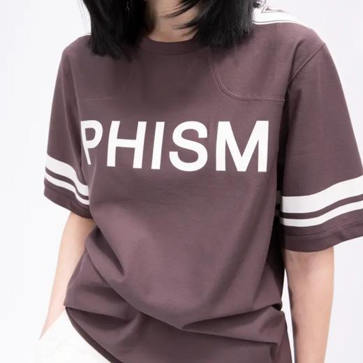 运动风肩部拼接T恤 商品图1