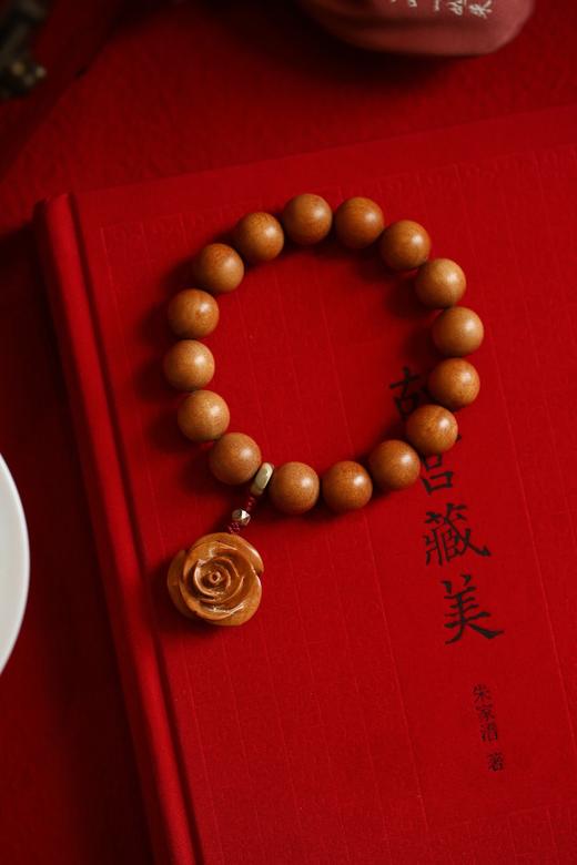 【青山特惠】原创老山檀 花漾 12mm手串Y82 商品图3