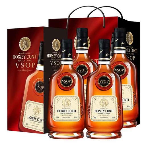 法国进口皇家经典VSOP白兰地洋酒700ml*4瓶[福利品] 商品图0